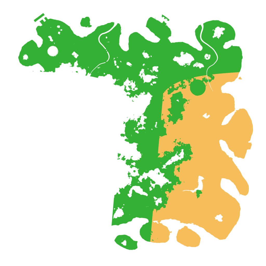 Biome Rust Map: Procedural Map, Size: 4500, Seed: 31