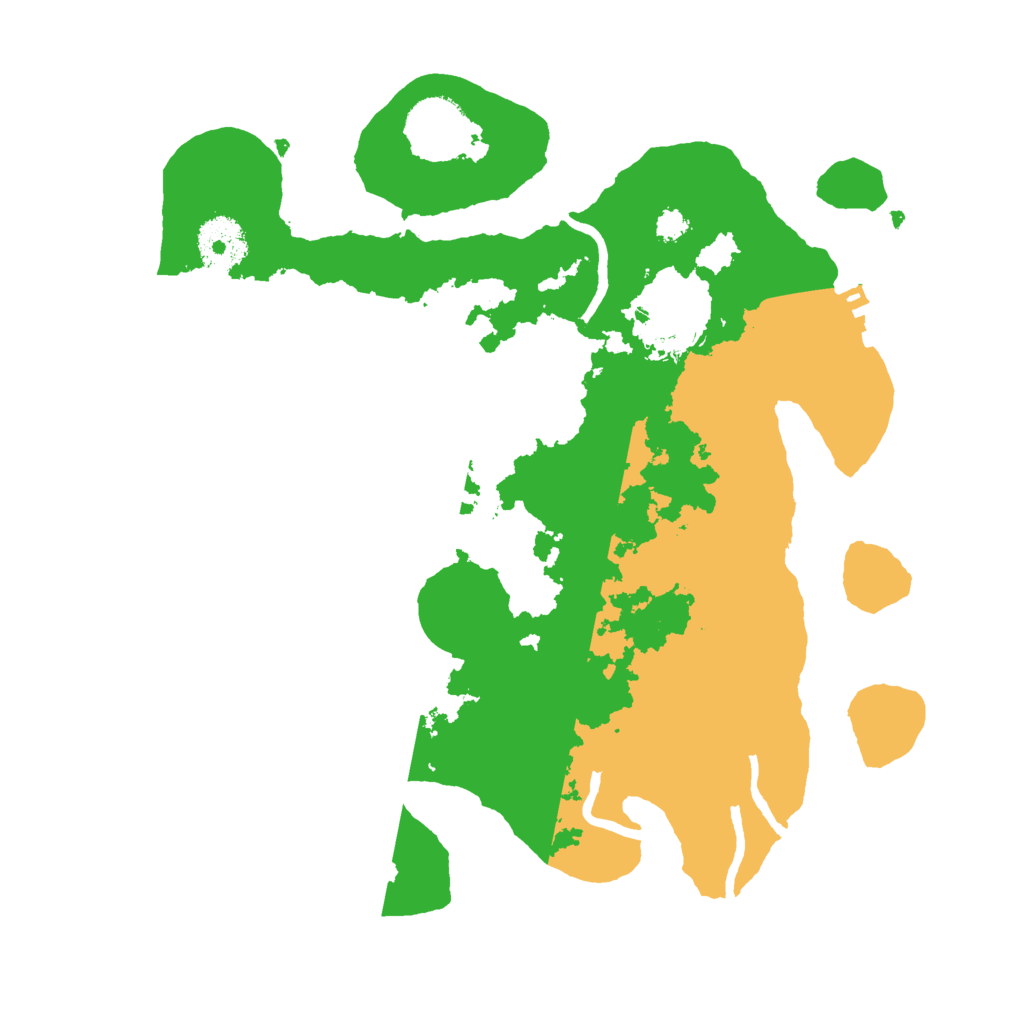 Biome Rust Map: Procedural Map, Size: 3000, Seed: 30000091