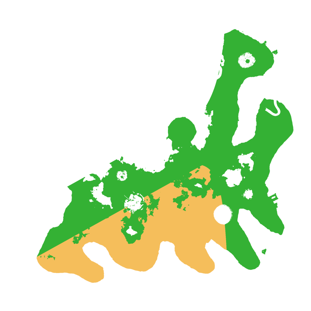 Biome Rust Map: Procedural Map, Size: 3000, Seed: 54943705