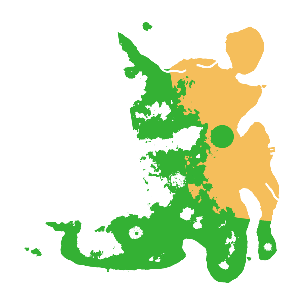 Biome Rust Map: Procedural Map, Size: 3500, Seed: 2022052111
