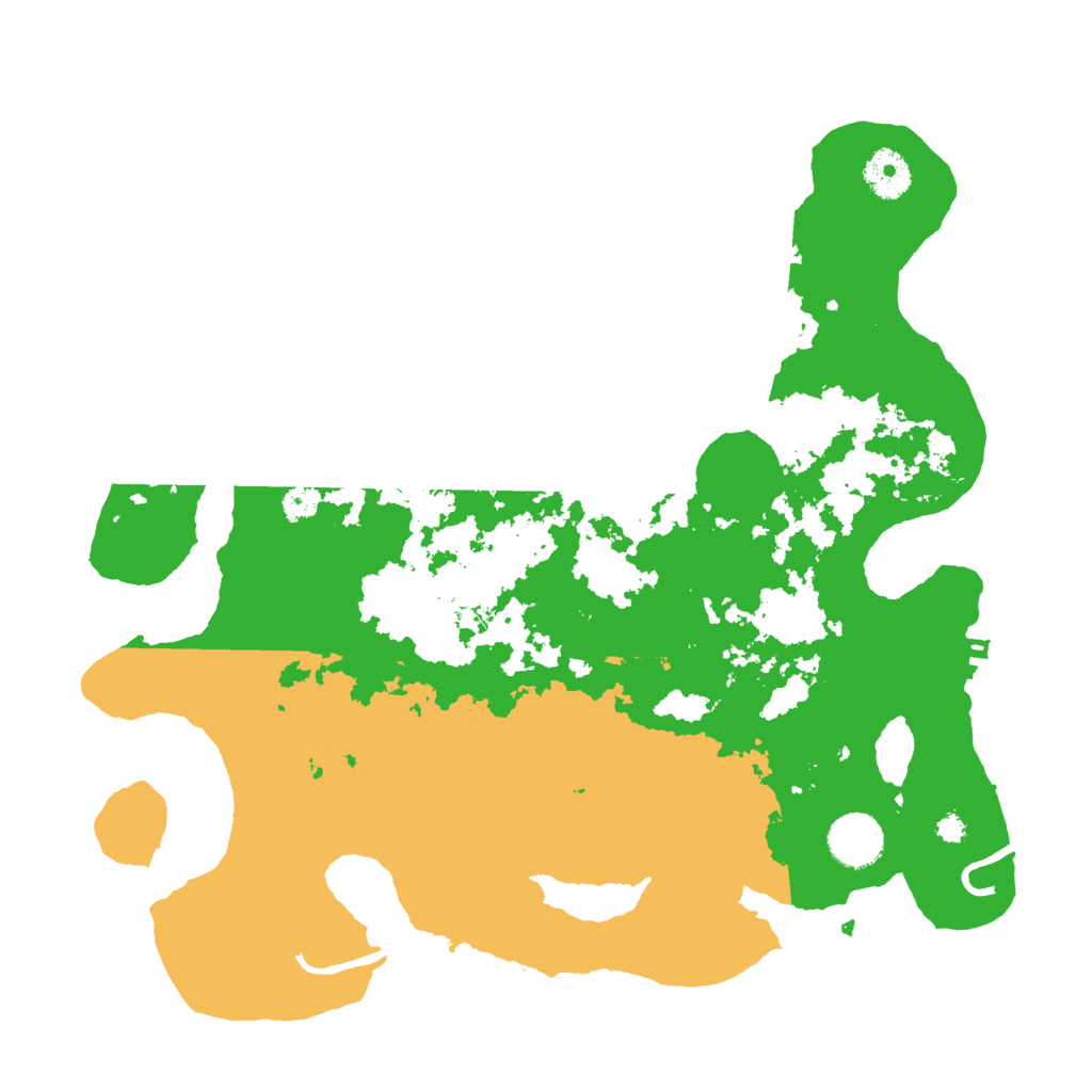 Biome Rust Map: Procedural Map, Size: 3500, Seed: 116117049