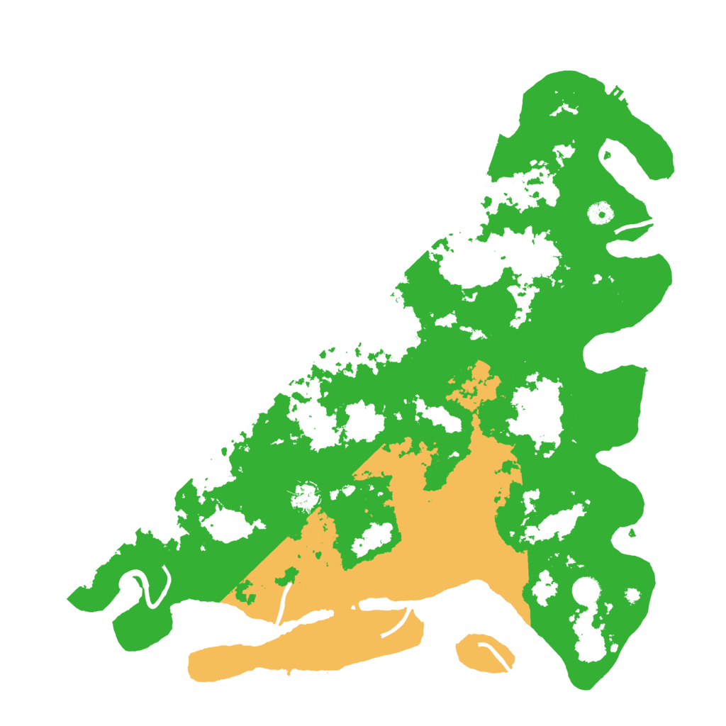 Biome Rust Map: Procedural Map, Size: 4500, Seed: 748365207