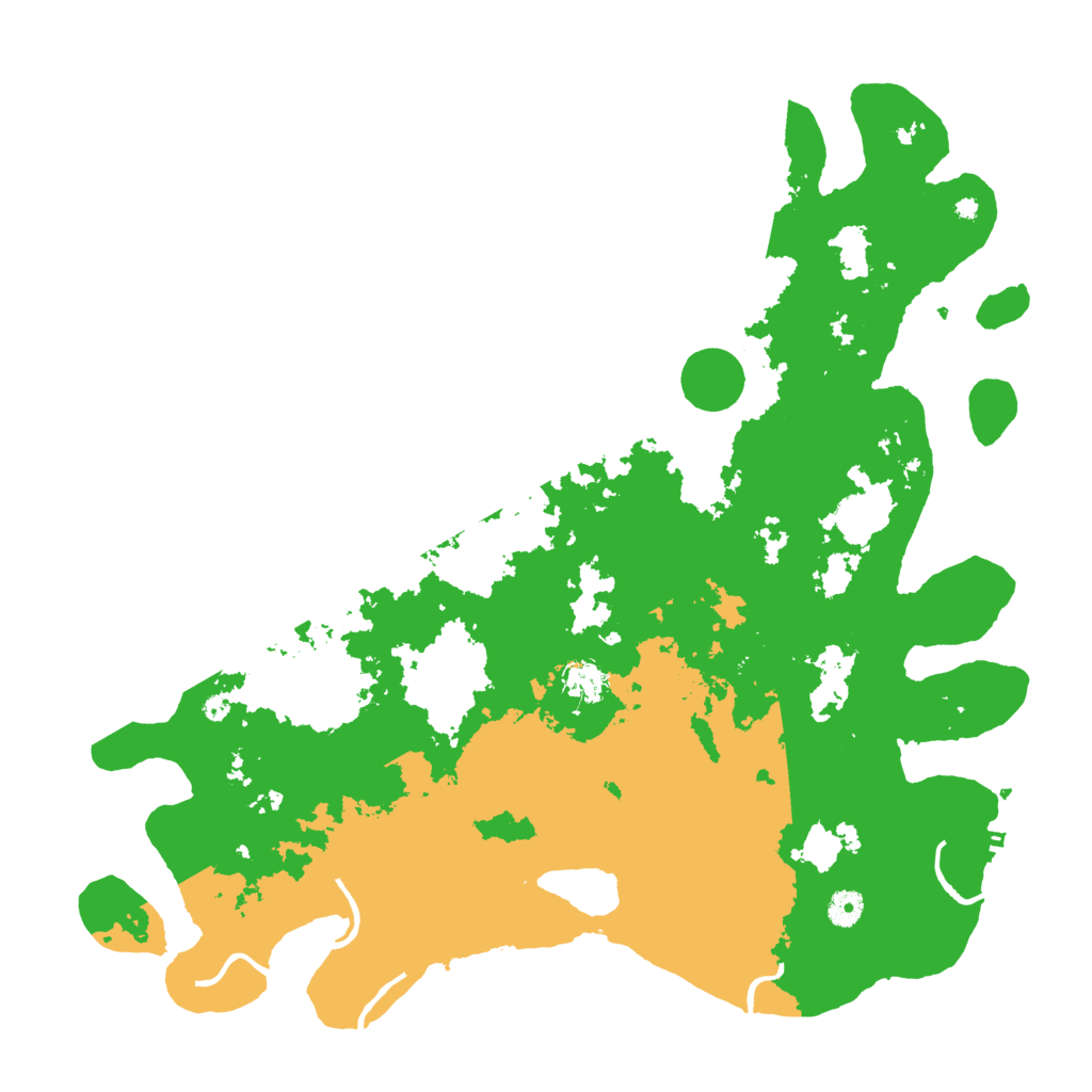 Biome Rust Map: Procedural Map, Size: 4550, Seed: 15891385