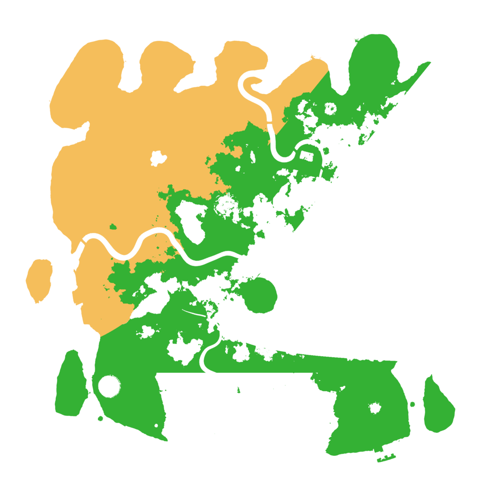Biome Rust Map: Procedural Map, Size: 4000, Seed: 23462