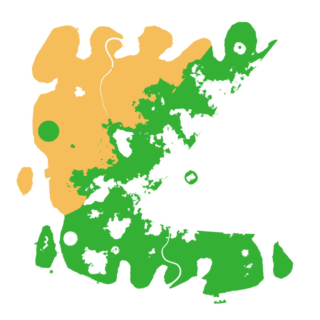 Biome Rust Map: Procedural Map, Size: 4000, Seed: 23462