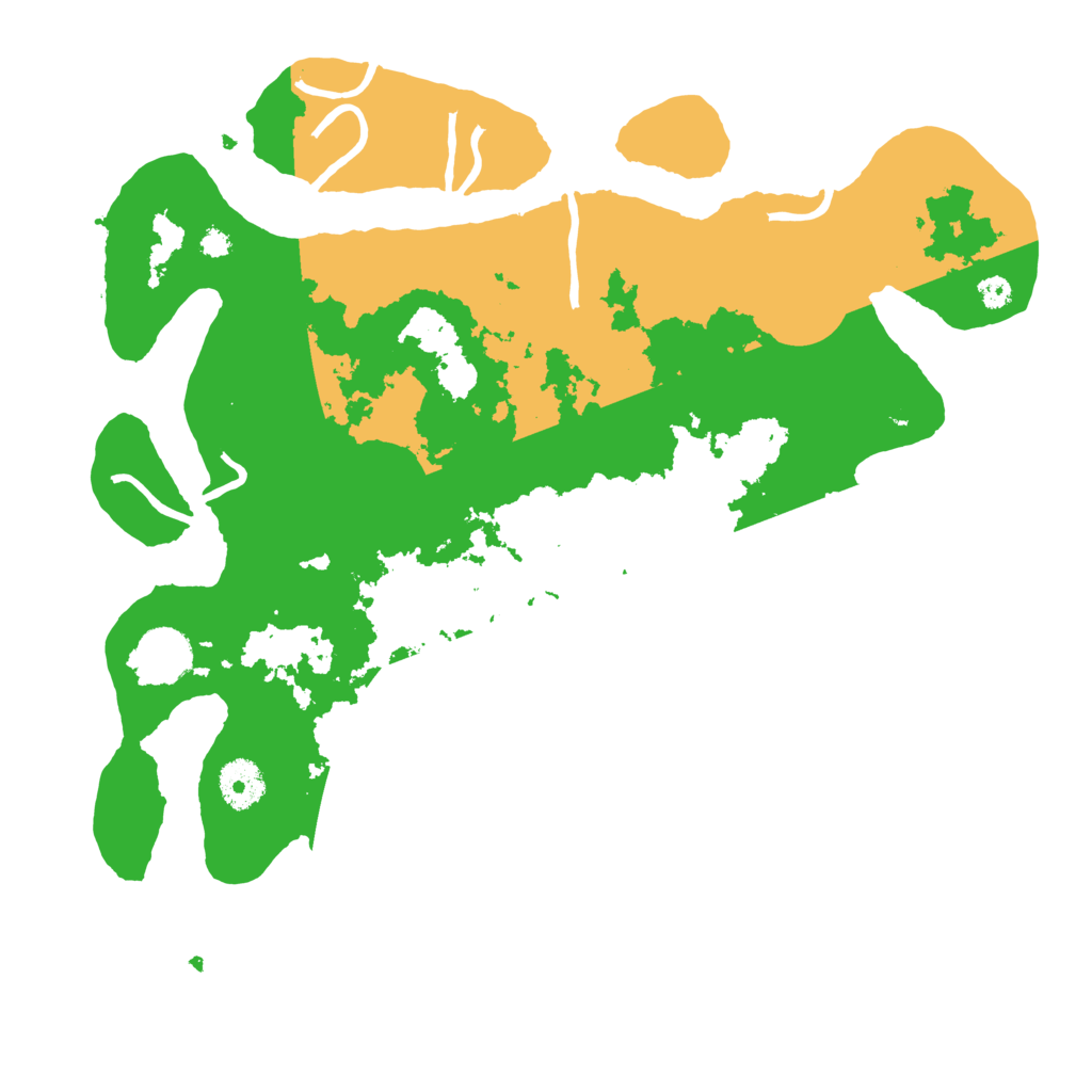 Biome Rust Map: Procedural Map, Size: 3500, Seed: 885510862