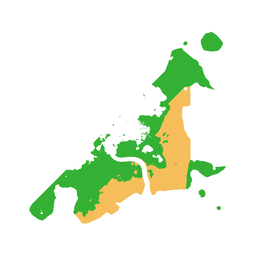 Biome Rust Map: Procedural Map, Size: 2500, Seed: 34475660