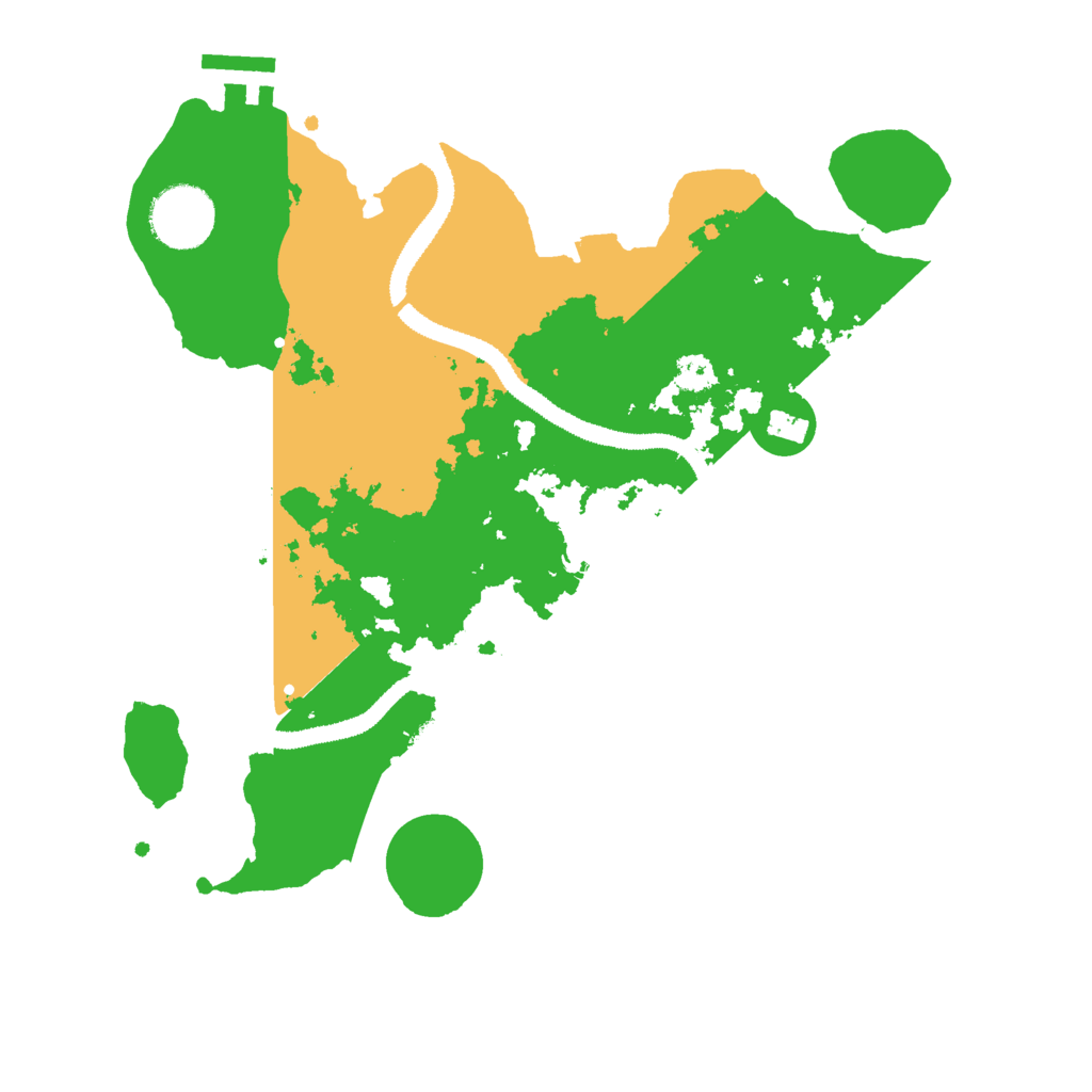Biome Rust Map: Procedural Map, Size: 3000, Seed: 925230452