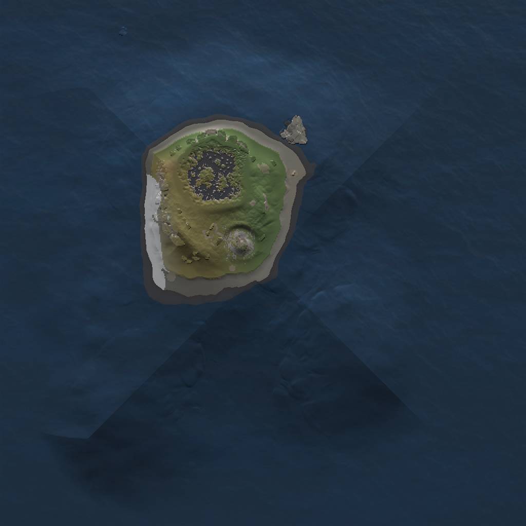 Rust Map: Procedural Map, Size: 1000, Seed: 667, 3 Monuments