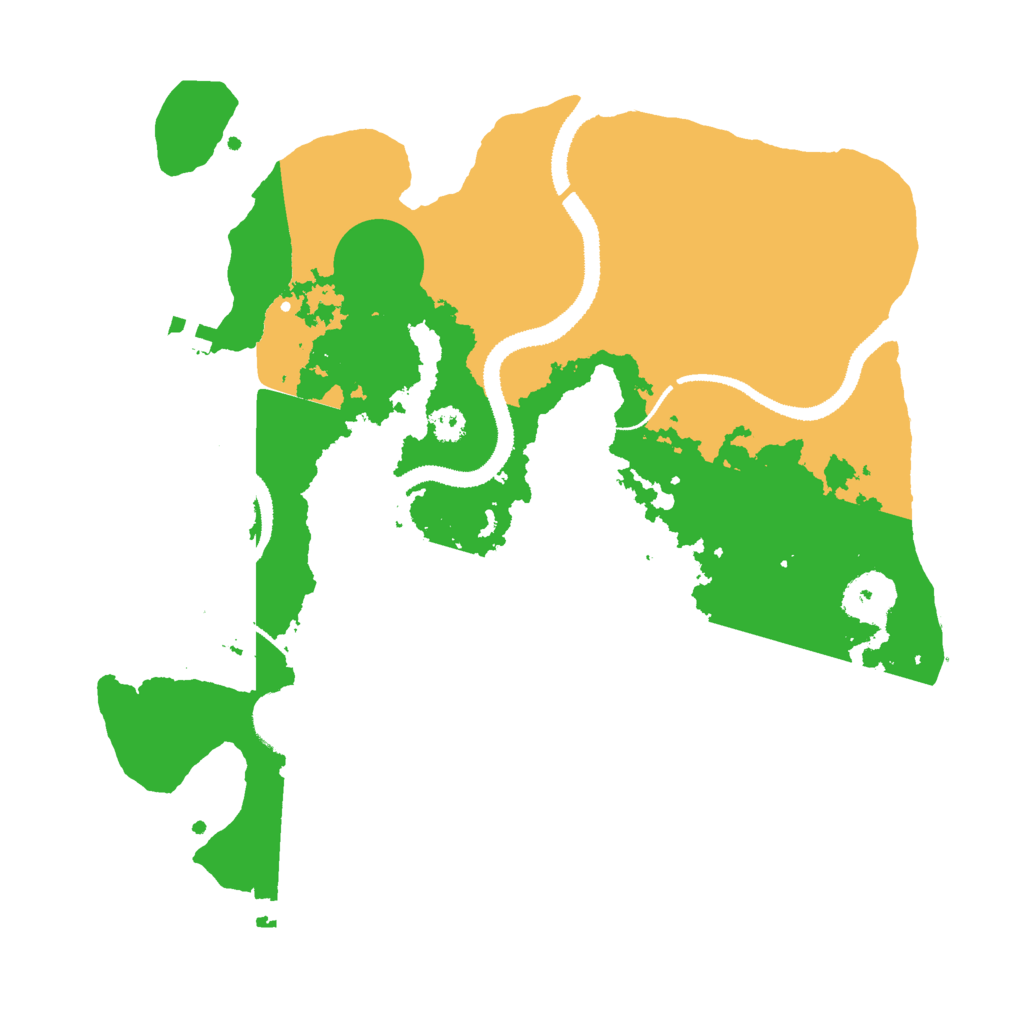 Biome Rust Map: Procedural Map, Size: 3000, Seed: 998170856