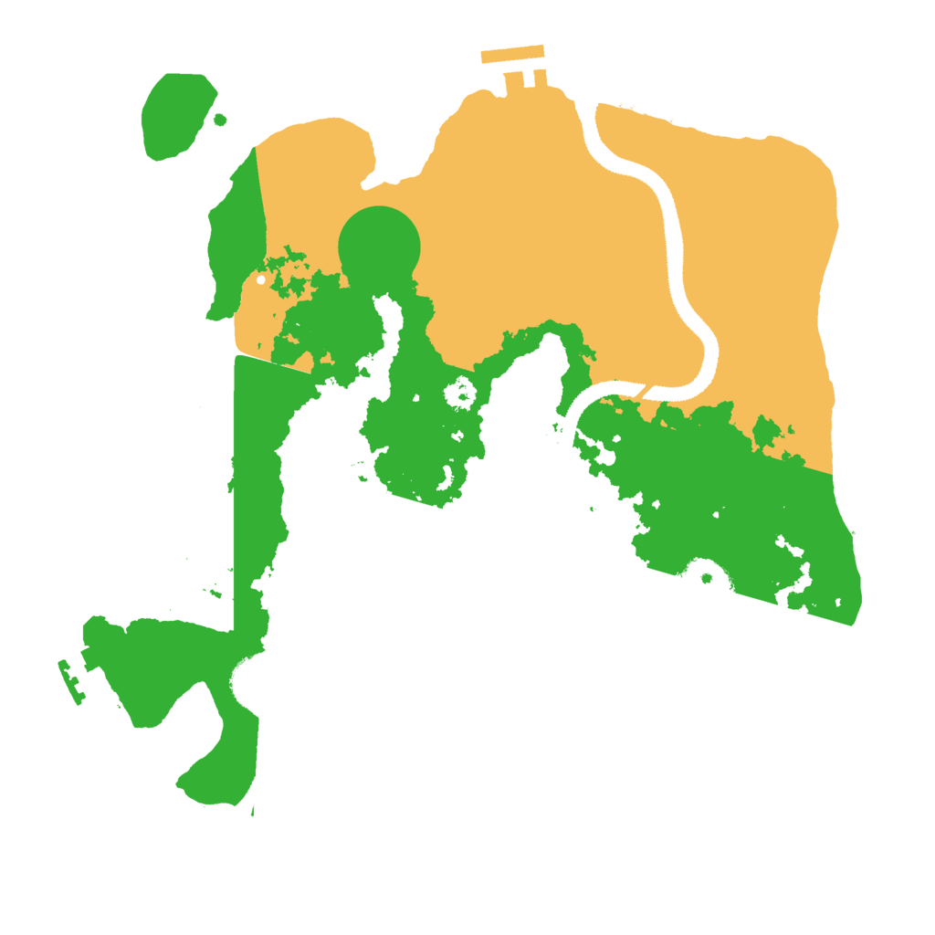 Biome Rust Map: Procedural Map, Size: 3000, Seed: 998170856
