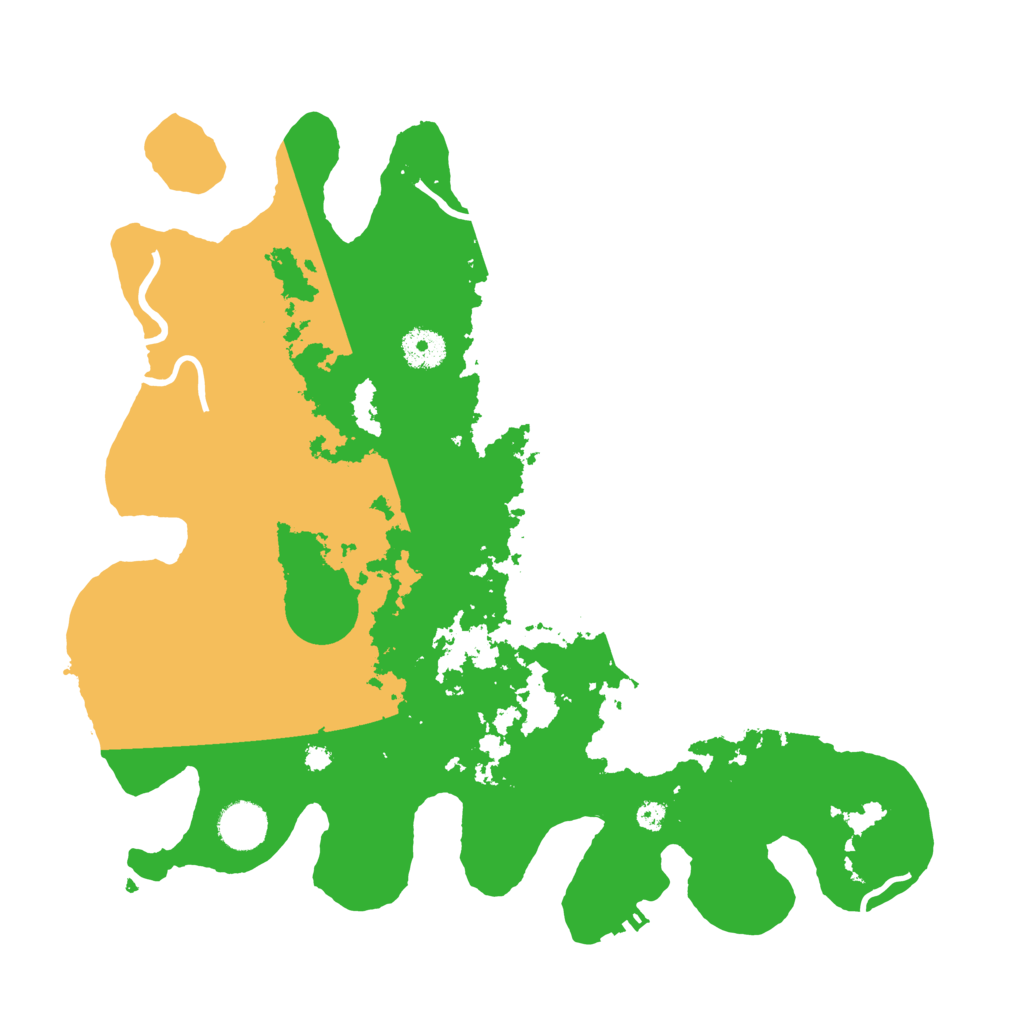 Biome Rust Map: Procedural Map, Size: 3700, Seed: 413565300