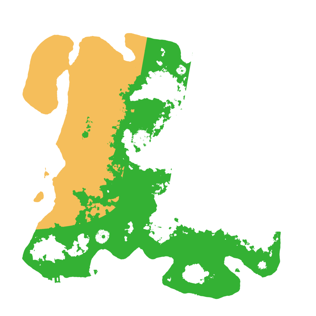 Biome Rust Map: Procedural Map, Size: 3500, Seed: 88712
