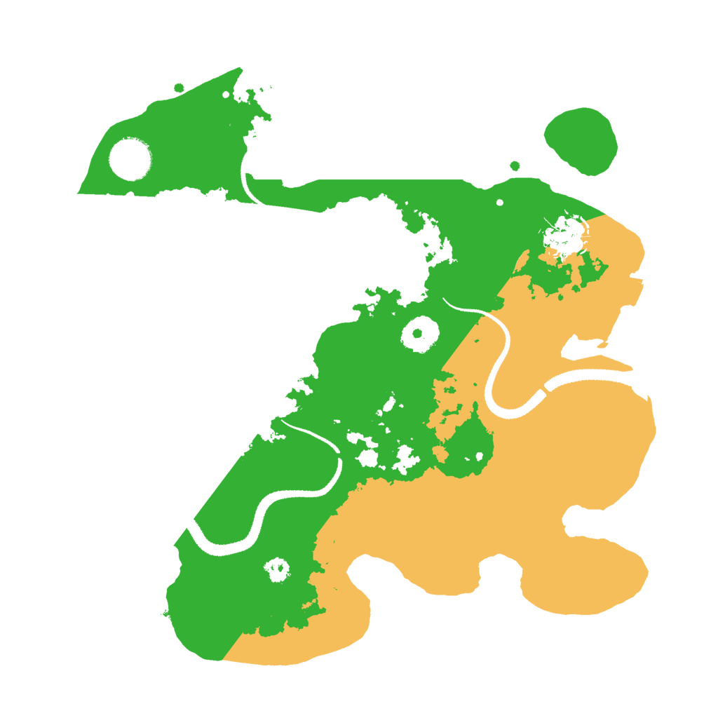 Biome Rust Map: Procedural Map, Size: 3000, Seed: 48986989
