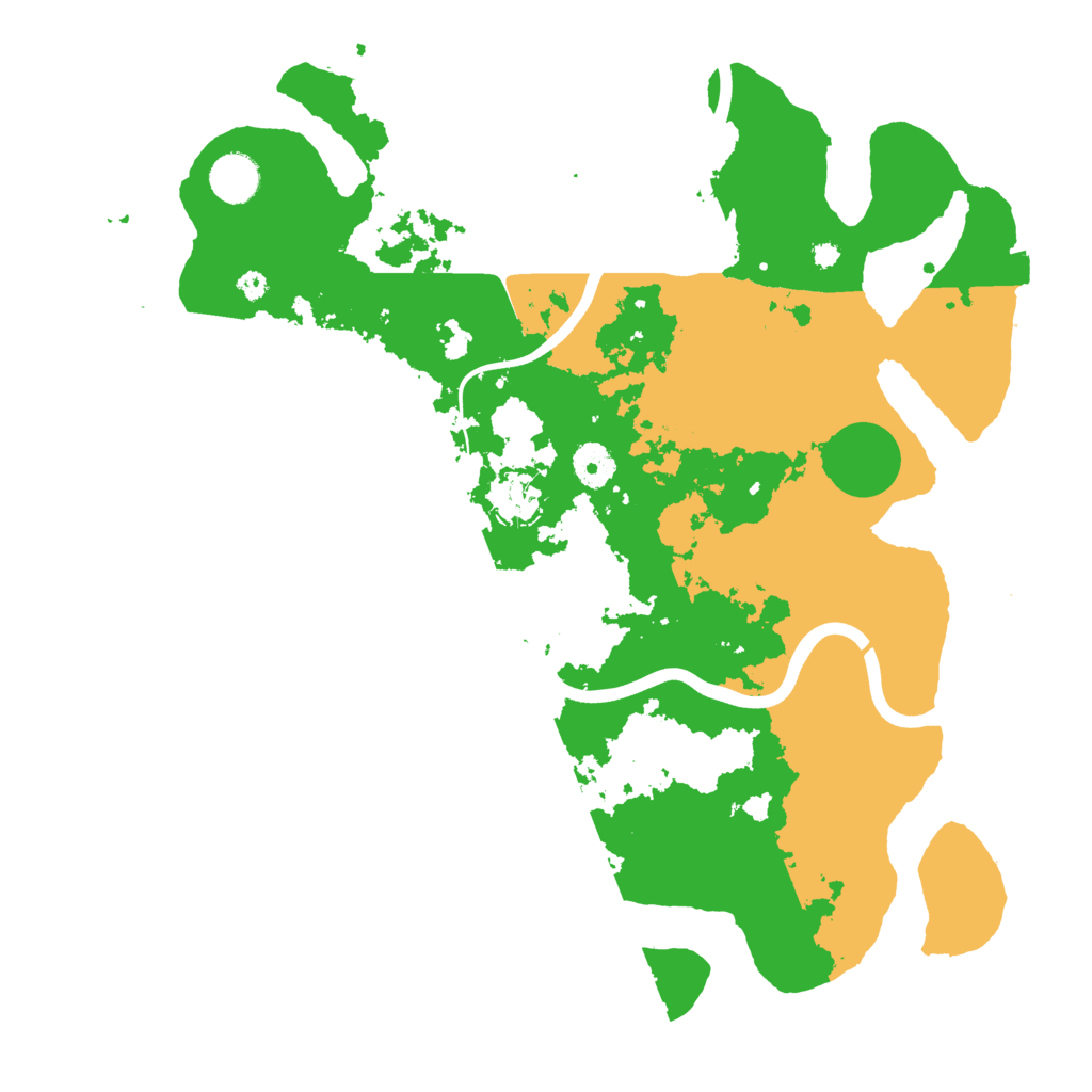 Biome Rust Map: Procedural Map, Size: 3850, Seed: 174160543