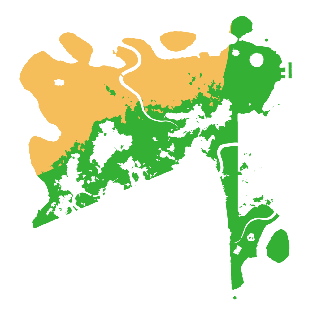 Biome Rust Map: Procedural Map, Size: 4000, Seed: 52291