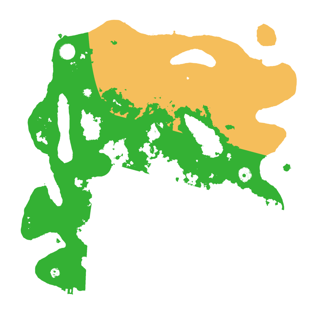 Biome Rust Map: Procedural Map, Size: 3600, Seed: 908070586