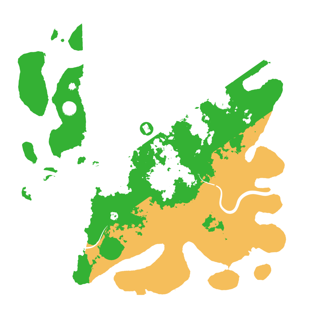 Biome Rust Map: Procedural Map, Size: 3850, Seed: 1309913924