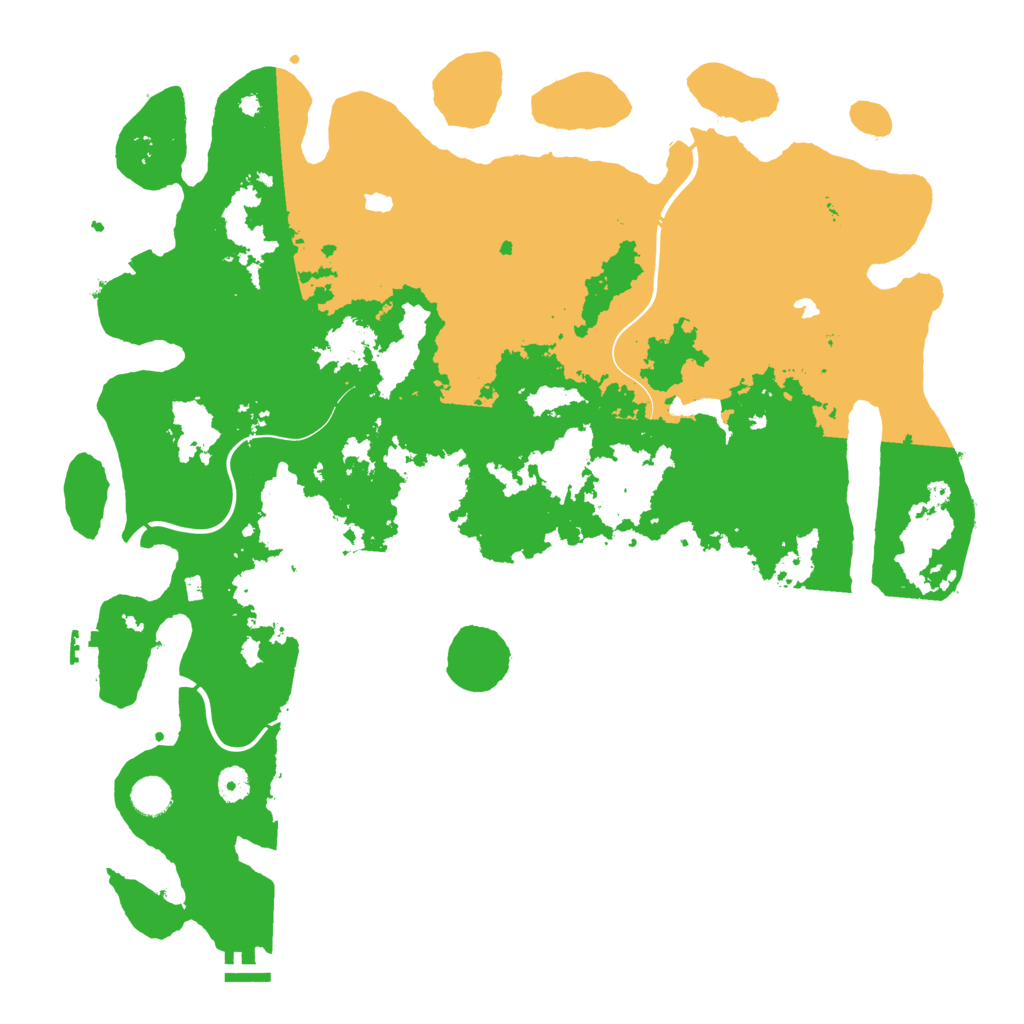 Biome Rust Map: Procedural Map, Size: 4500, Seed: 76848805