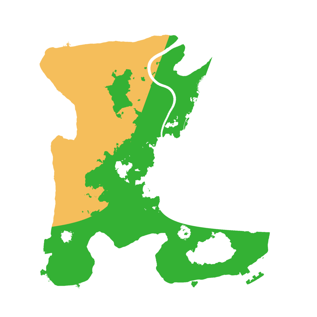Biome Rust Map: Procedural Map, Size: 2500, Seed: 1867738979