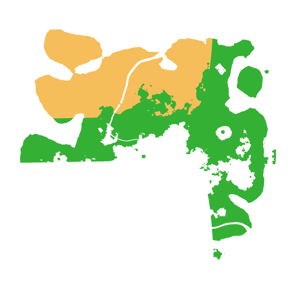 Biome Rust Map: Procedural Map, Size: 3000, Seed: 1128945294