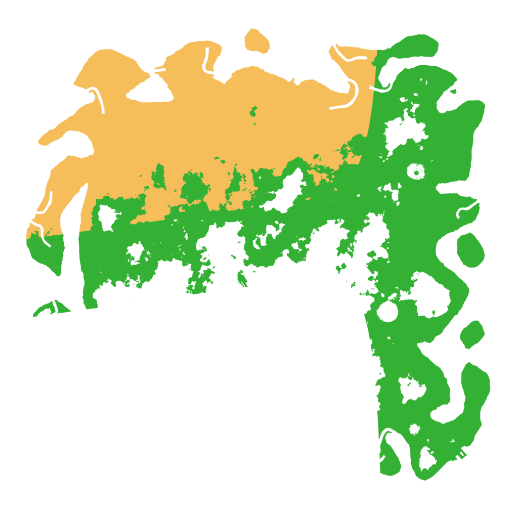 Biome Rust Map: Procedural Map, Size: 4500, Seed: 1982940570