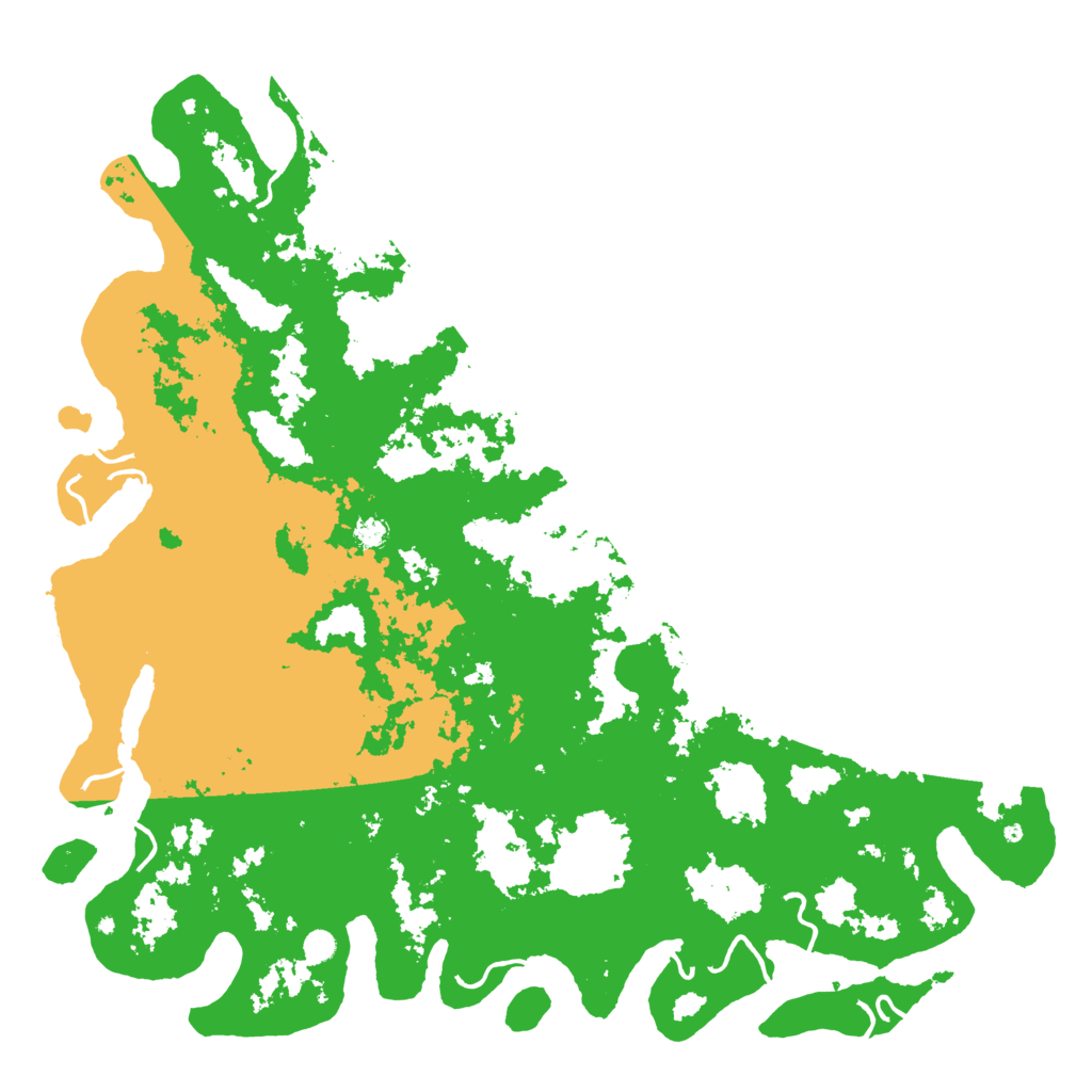 Biome Rust Map: Procedural Map, Size: 6000, Seed: 167489