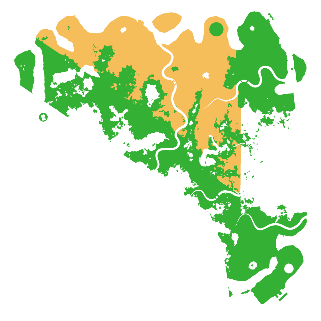 Biome Rust Map: Procedural Map, Size: 6000, Seed: 694209754