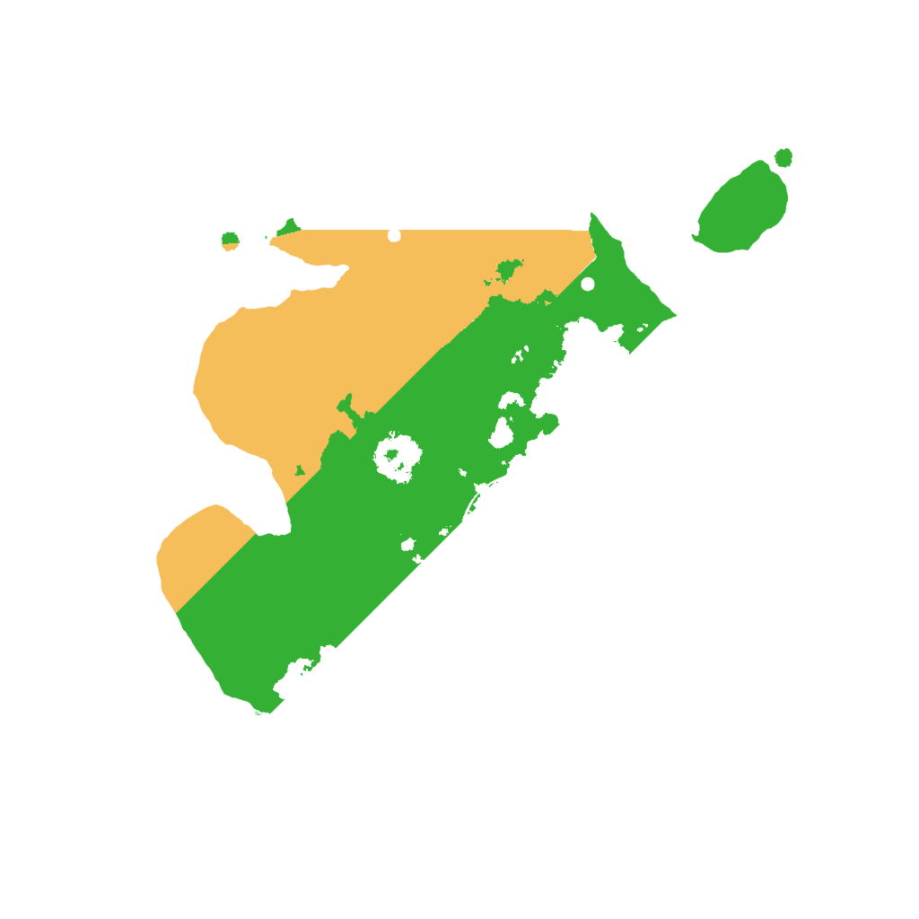Biome Rust Map: Procedural Map, Size: 2000, Seed: 233899338