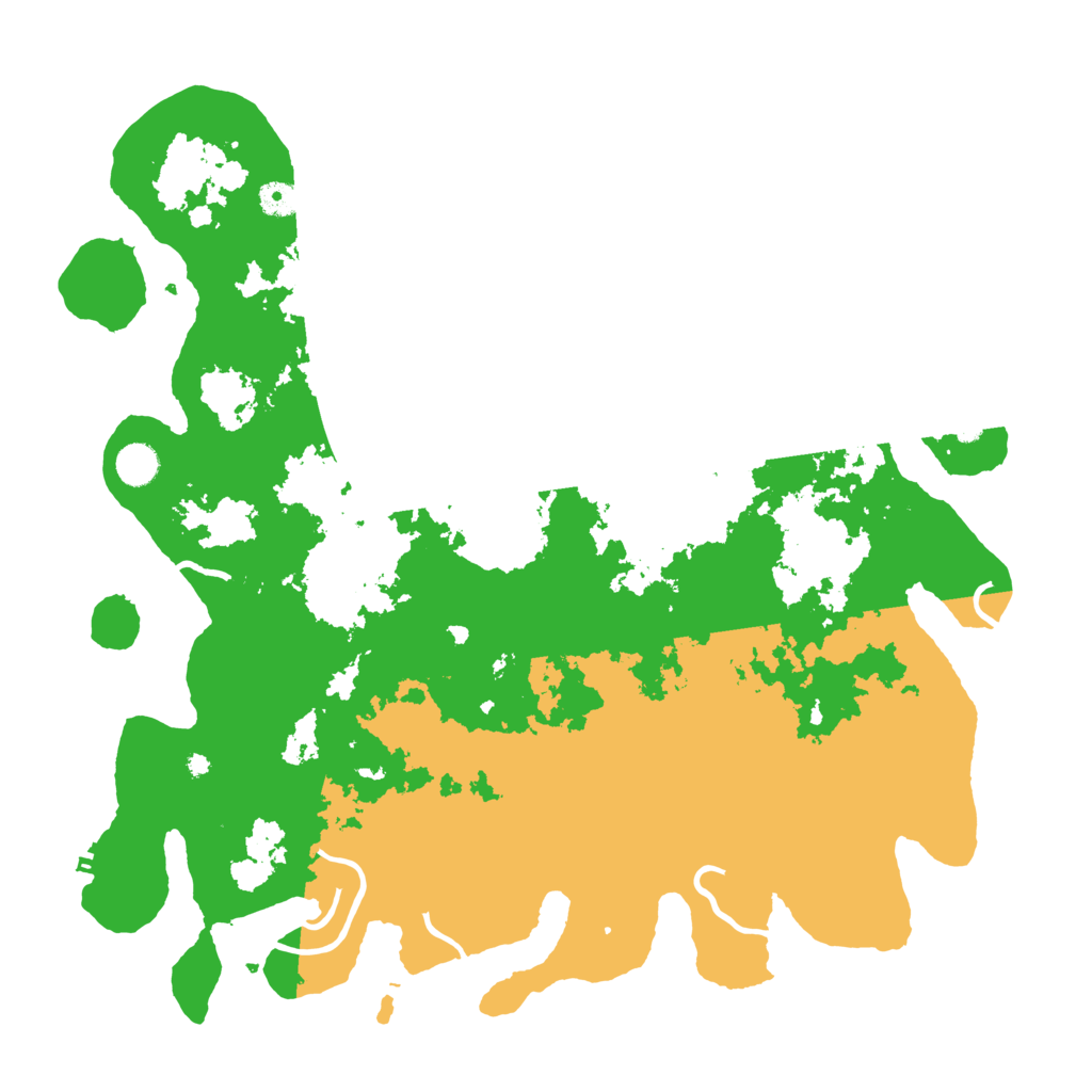 Biome Rust Map: Procedural Map, Size: 4500, Seed: 8318