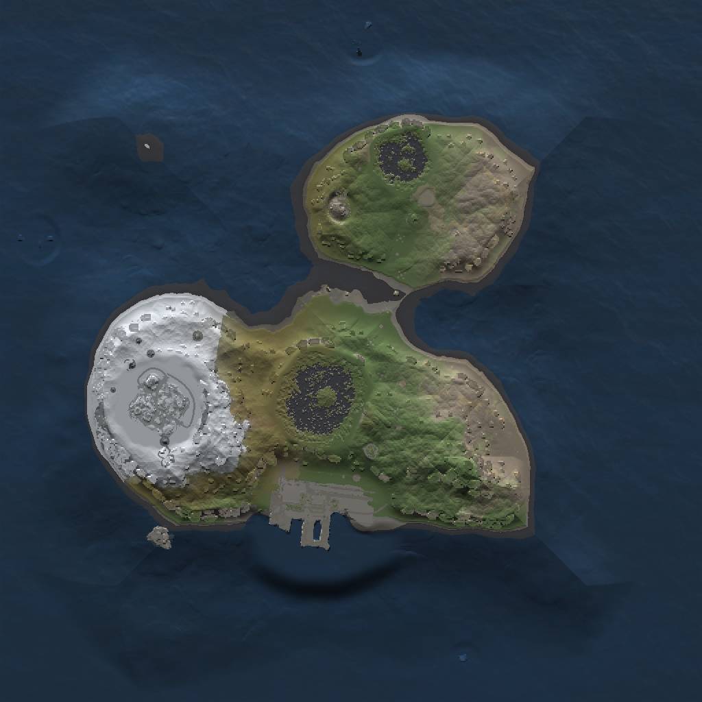 Rust Map: Procedural Map, Size: 1500, Seed: 1783963799, 6 Monuments