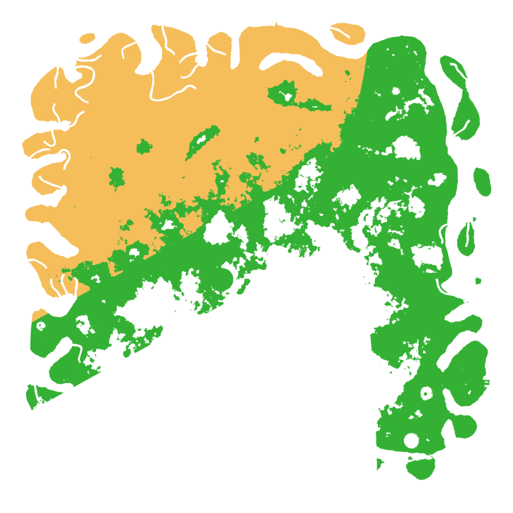 Biome Rust Map: Procedural Map, Size: 6000, Seed: 1758520572