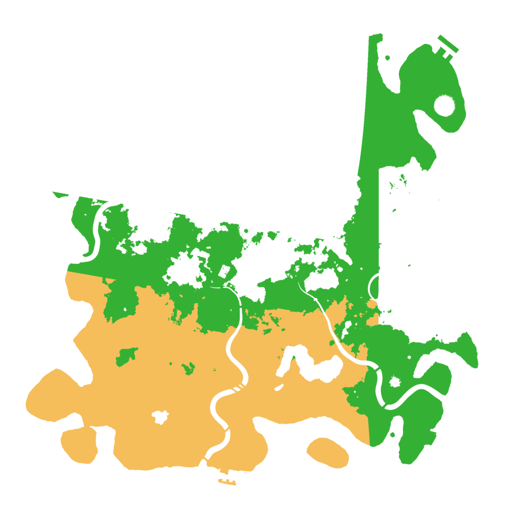 Biome Rust Map: Procedural Map, Size: 4250, Seed: 238861972