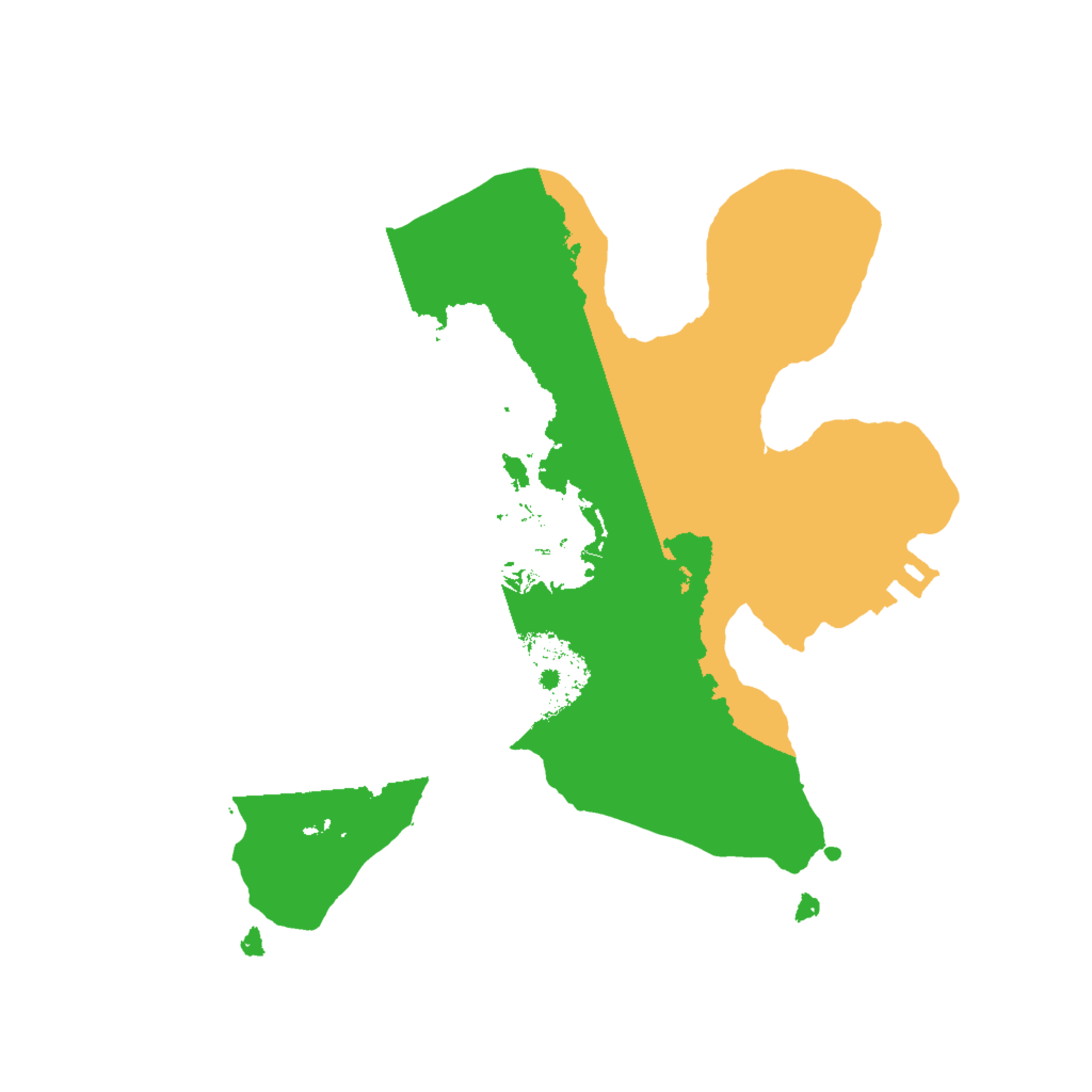 Biome Rust Map: Procedural Map, Size: 2000, Seed: 1291722910