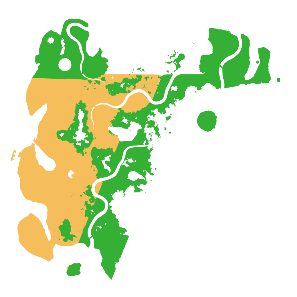 Biome Rust Map: Procedural Map, Size: 4100, Seed: 132882145