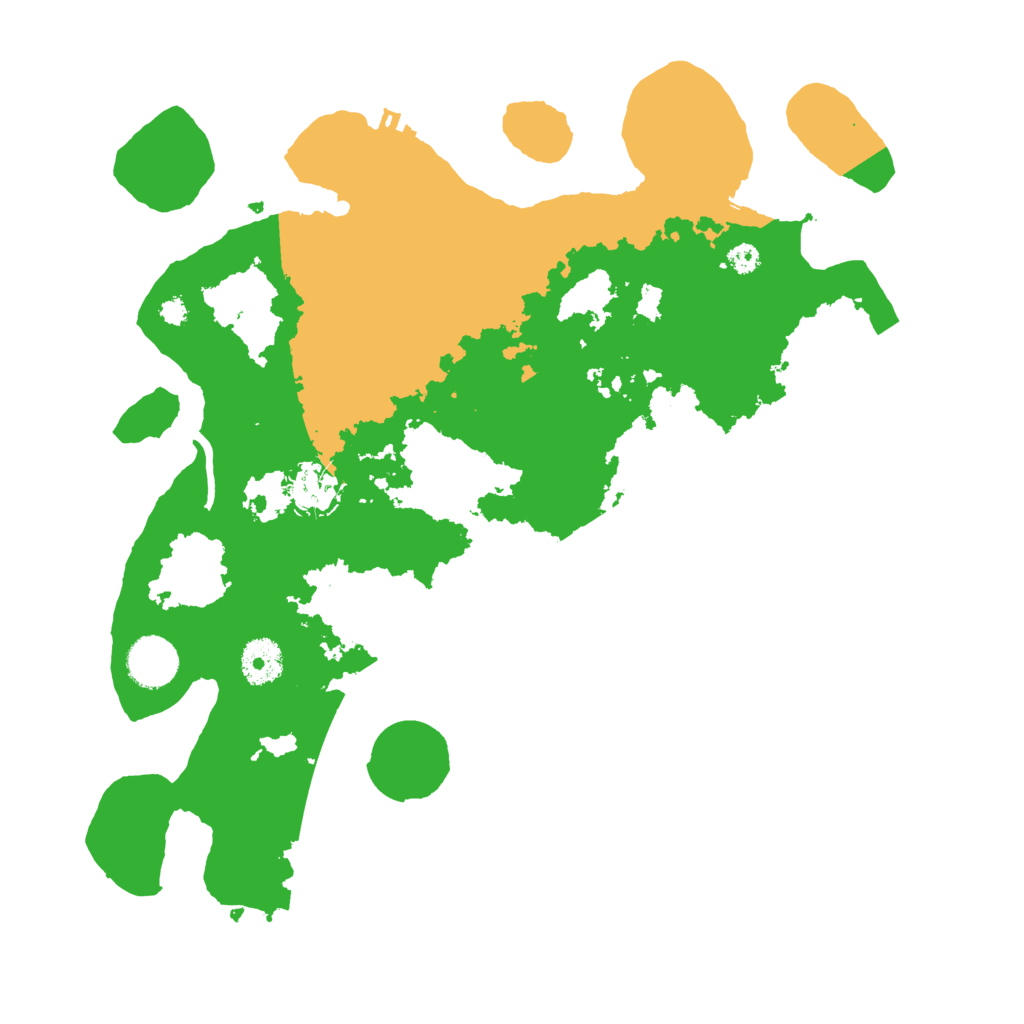 Biome Rust Map: Procedural Map, Size: 3500, Seed: 13788