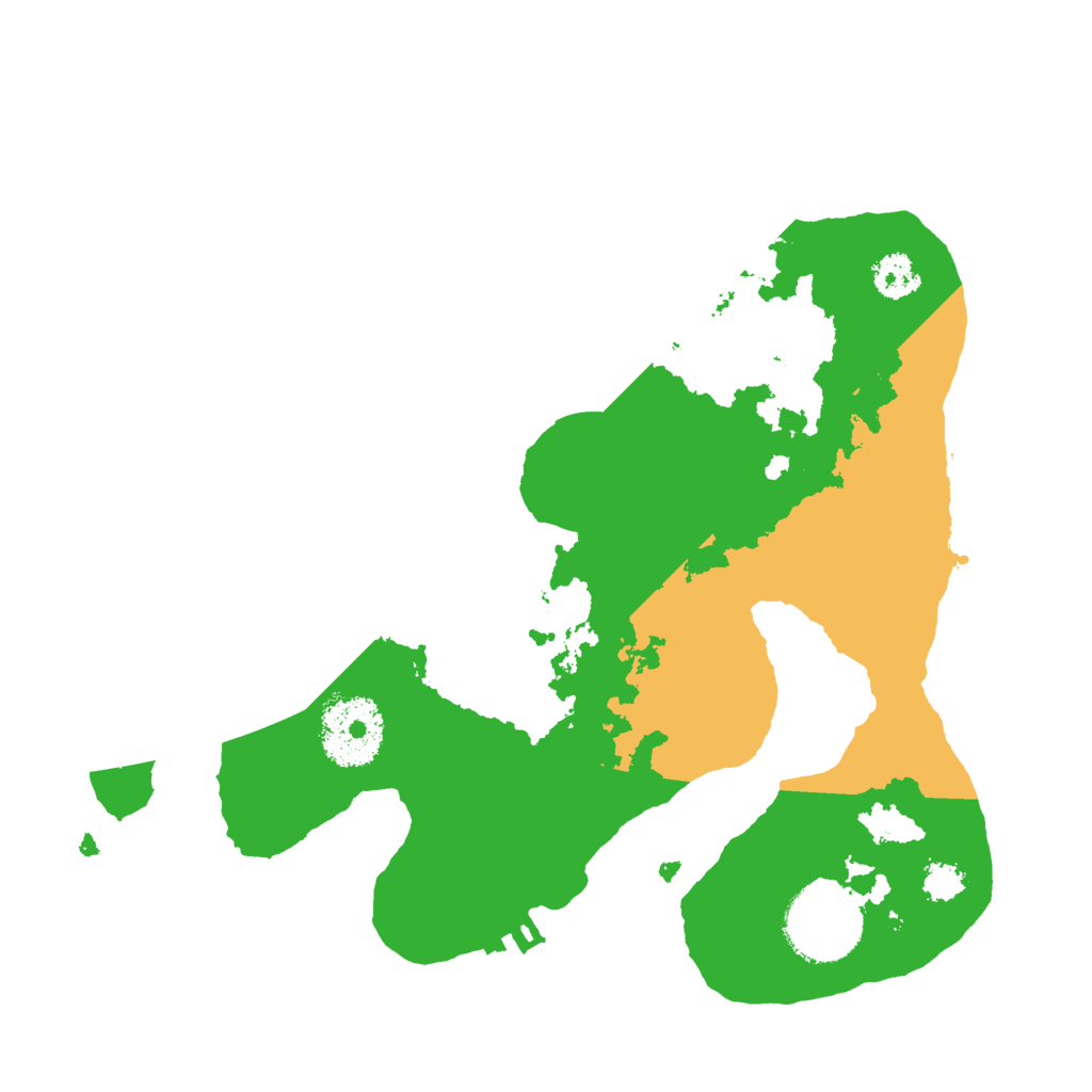 Biome Rust Map: Procedural Map, Size: 2500, Seed: 637622903