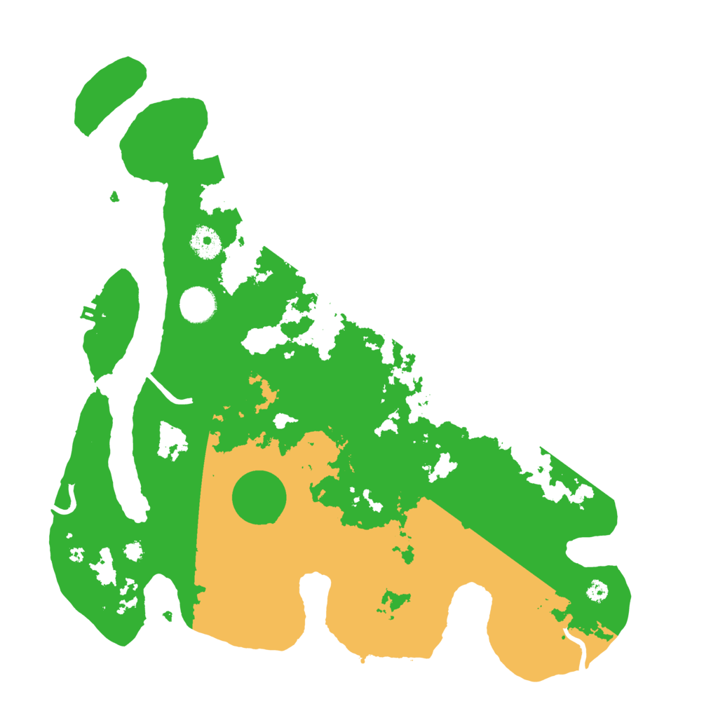 Biome Rust Map: Procedural Map, Size: 3500, Seed: 486722