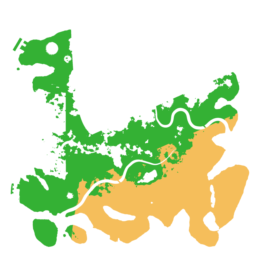 Biome Rust Map: Procedural Map, Size: 3750, Seed: 2088238005