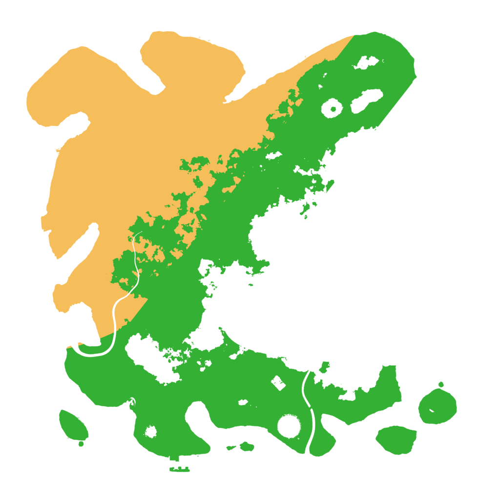 Biome Rust Map: Procedural Map, Size: 3800, Seed: 59