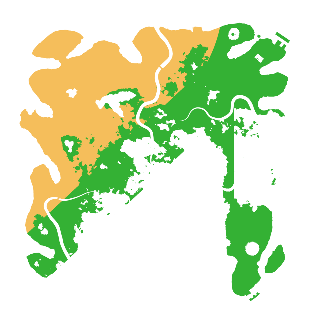Biome Rust Map: Procedural Map, Size: 4000, Seed: 822499