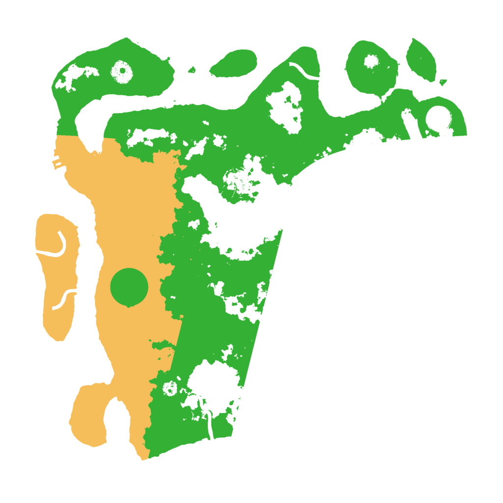 Biome Rust Map: Procedural Map, Size: 3500, Seed: 72142144