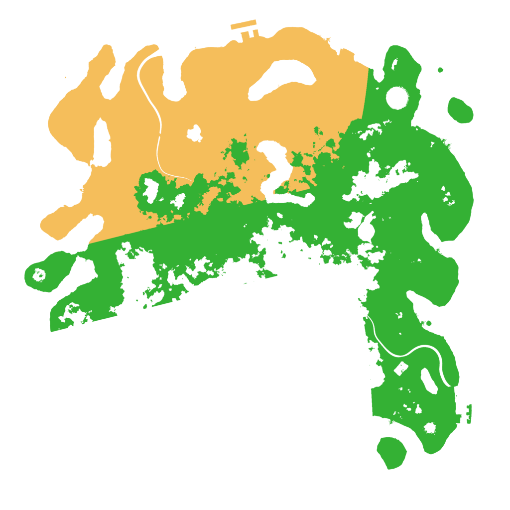 Biome Rust Map: Procedural Map, Size: 4000, Seed: 530480