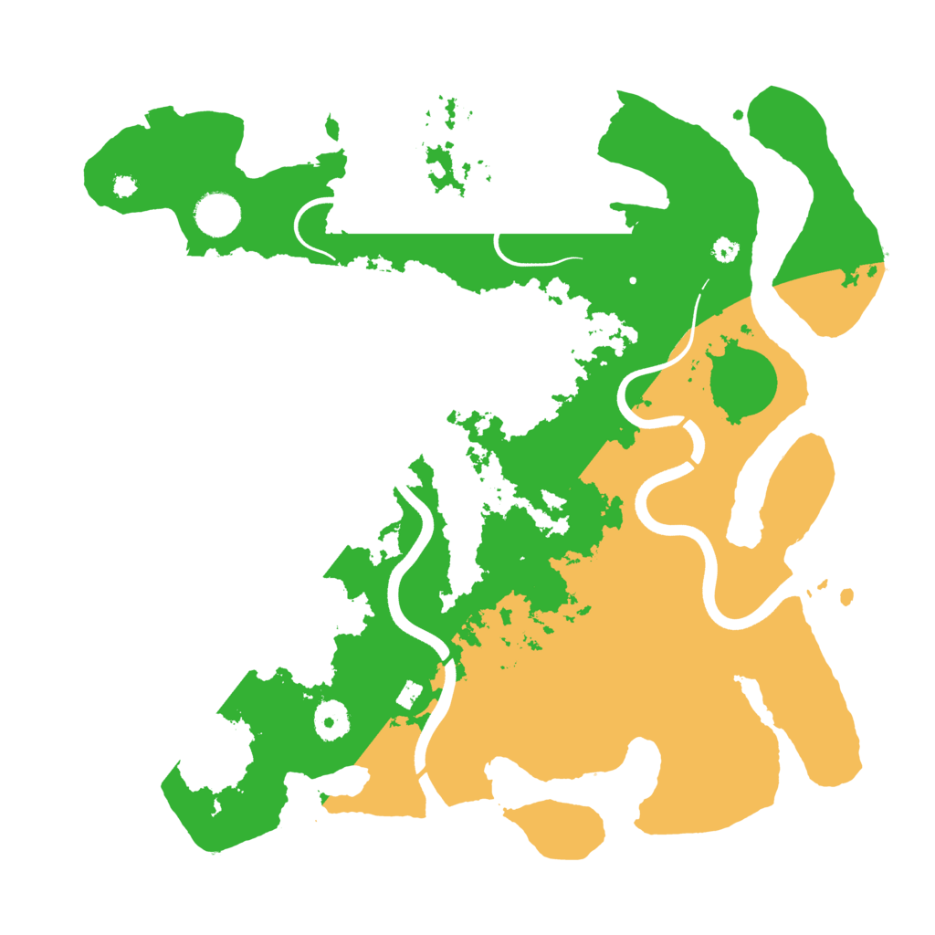 Biome Rust Map: Procedural Map, Size: 3700, Seed: 1468016322