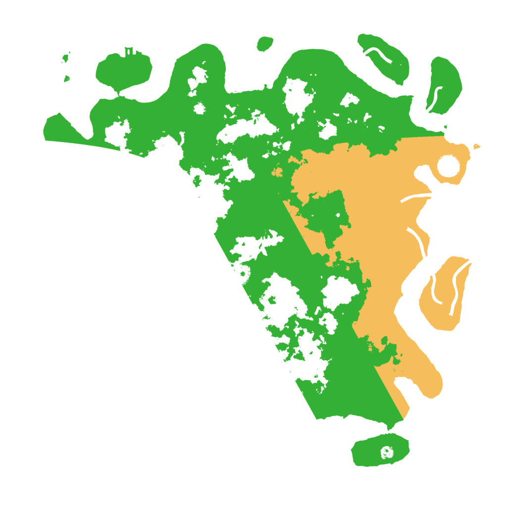 Biome Rust Map: Procedural Map, Size: 4000, Seed: 80629