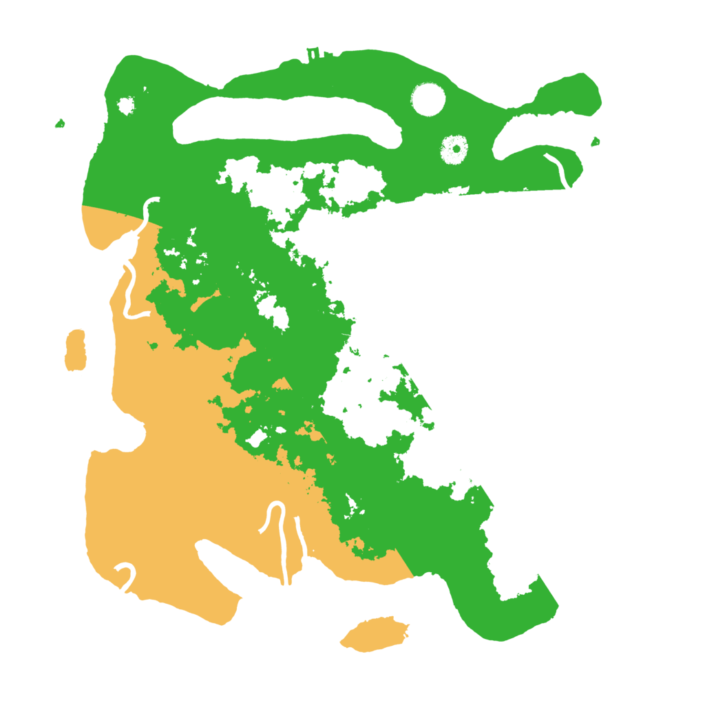 Biome Rust Map: Procedural Map, Size: 3700, Seed: 754725303
