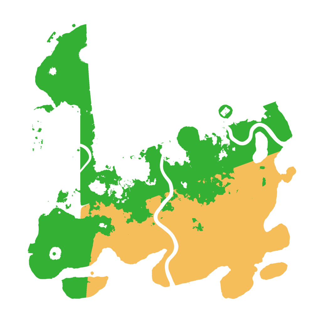 Biome Rust Map: Procedural Map, Size: 3850, Seed: 14597