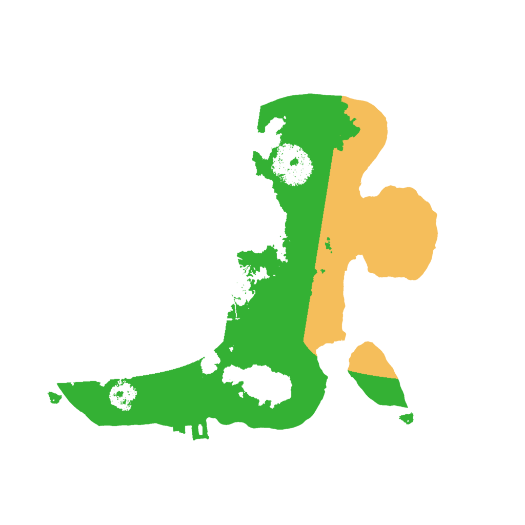 Biome Rust Map: Procedural Map, Size: 2000, Seed: 1783963799