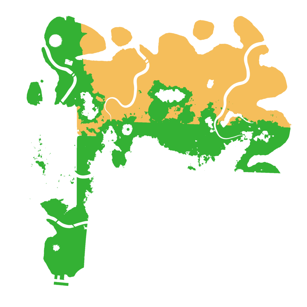 Biome Rust Map: Procedural Map, Size: 4250, Seed: 863873931