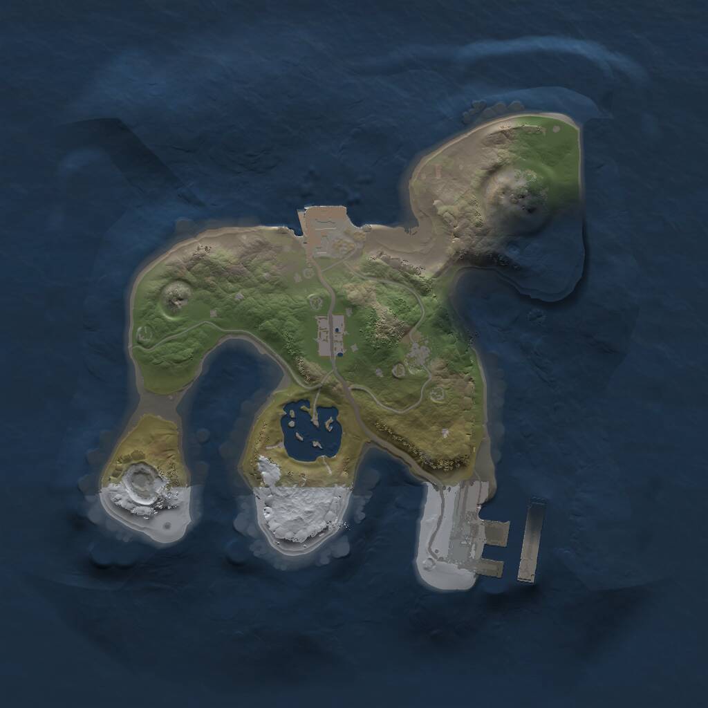 Rust Map: Procedural Map, Size: 1700, Seed: 7772232, 3 Monuments